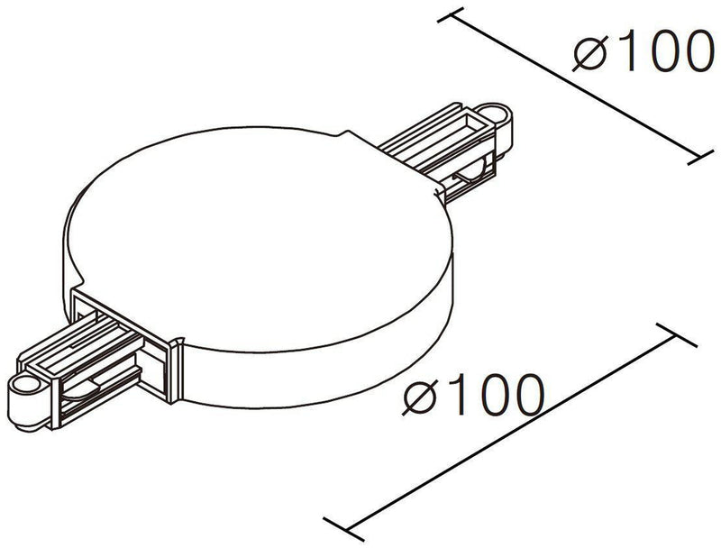 Vox taktilkobling for spottskinne - Hvit-Spotskinner 230V-NorDesign-389562406-Lightup.no