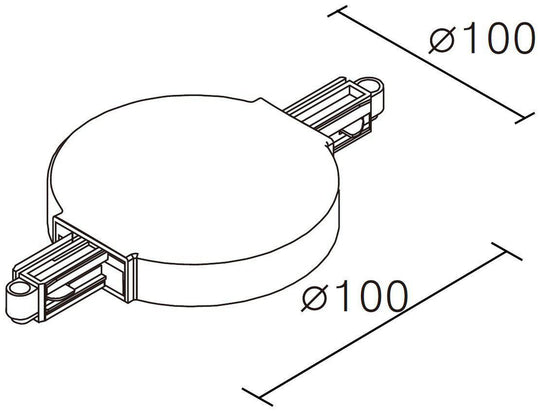 Vox taktilkobling for spottskinne - Purewhite-Spotskinner 230V-NorDesign-Purewhite-389572406-Lightup.no