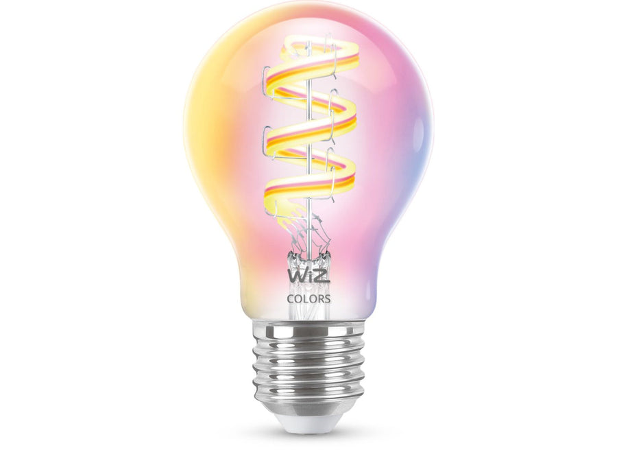 WiZ E27 Lyspære filament A60 6,3W Wifi 2700-6500 Kelvin fullfarge RGB-Smartpærer E27-WiZ-929003267101-Lightup.no