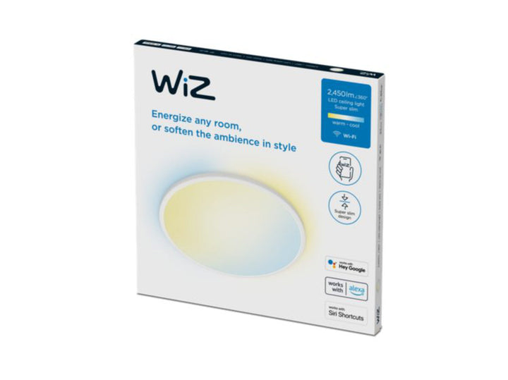 WiZ Smart Superslim taklampe 22W 2700-6500K 43 cm Wîfi - Hvit-Taklamper-WiZ-929003226722-Lightup.no