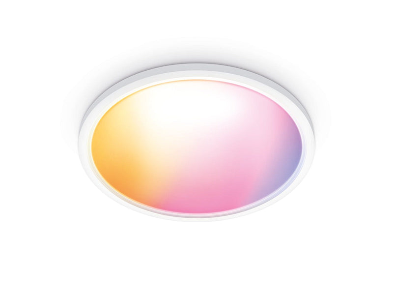 WiZ Smart Superslim taklampe 22W 2700-6500K RGB fullfarge 42 cm Wîfi - Hvit-Taklamper-WiZ-929003300901-Lightup.no