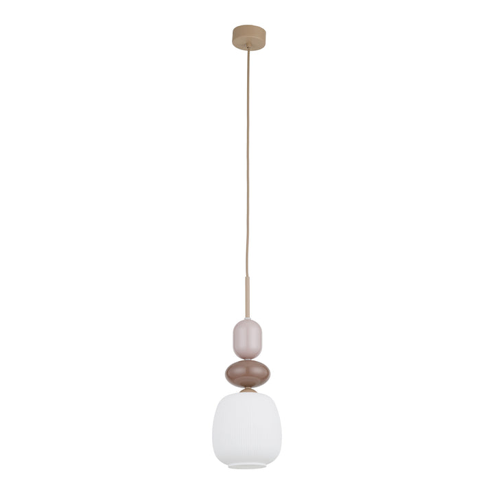 Zen botti takpendel 1-lys-Takpendler-TK Lighting-Beige / Hvit-TK-11870-Lightup.no