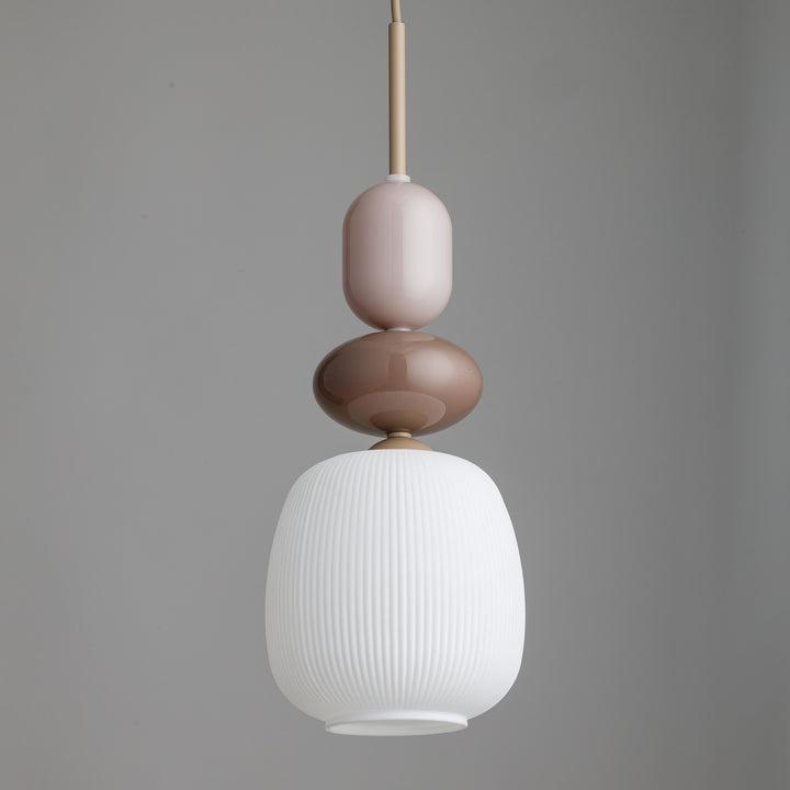 Zen botti takpendel 1-lys-Takpendler-TK Lighting-Brun / Grønn / Konjakk farget-TK-11875-Lightup.no
