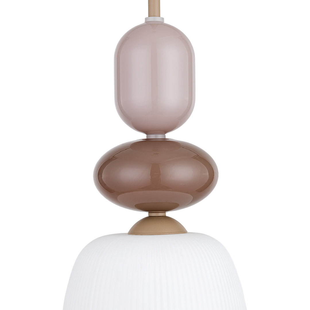Zen botti takpendel 1-lys-Takpendler-TK Lighting-Brun / Grønn / Konjakk farget-TK-11875-Lightup.no