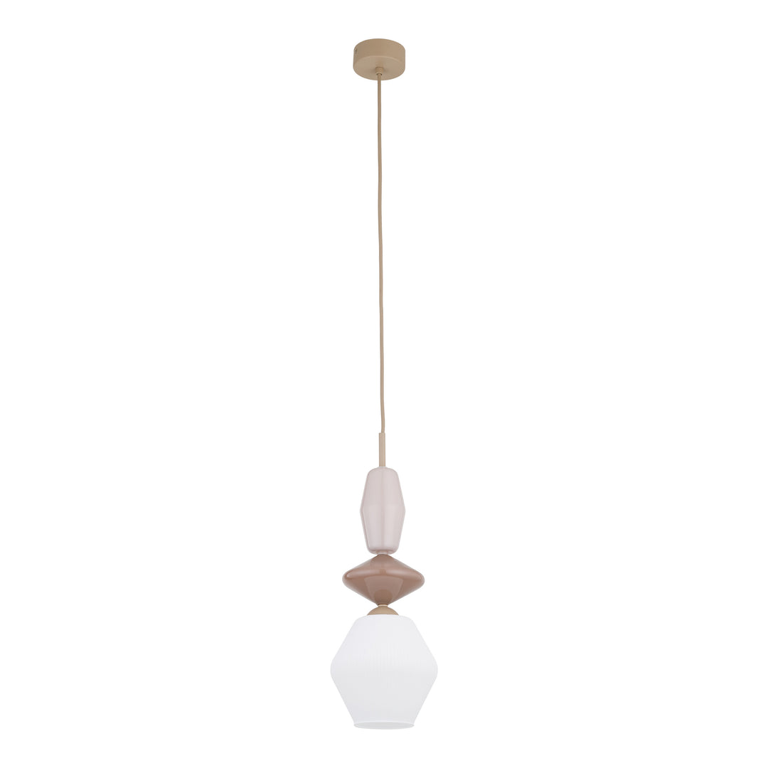 Zen fuso takpendel 1-lys-Takpendler-TK Lighting-Brun / Grønn / Konjakk farget-TK-11865-Lightup.no