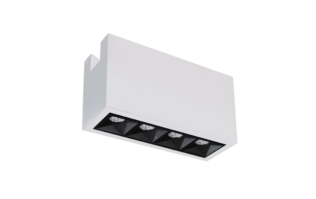 Zip Inspire 150 4 lys 470lm 3000K Ra 98 Faseavsnitt 8W LED-Zip spotskinne-Sg Armaturen As-Svart-3205345-Lightup.no