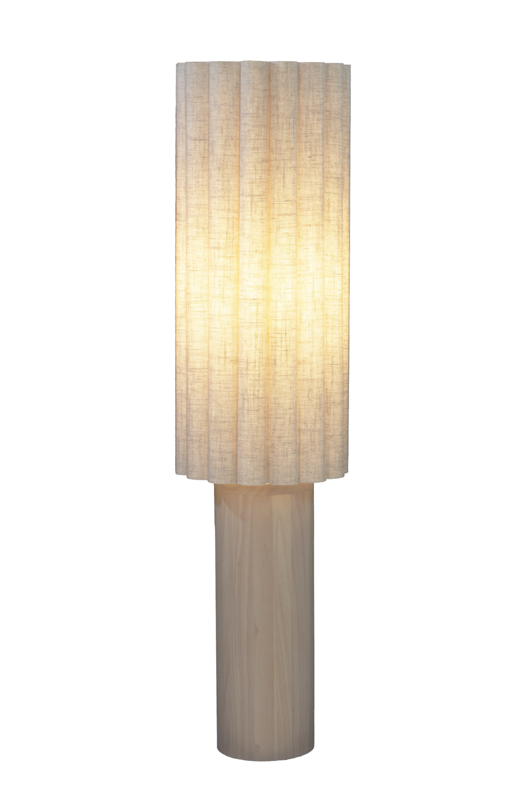 Skandi gulvlampe - Natur/Beige
