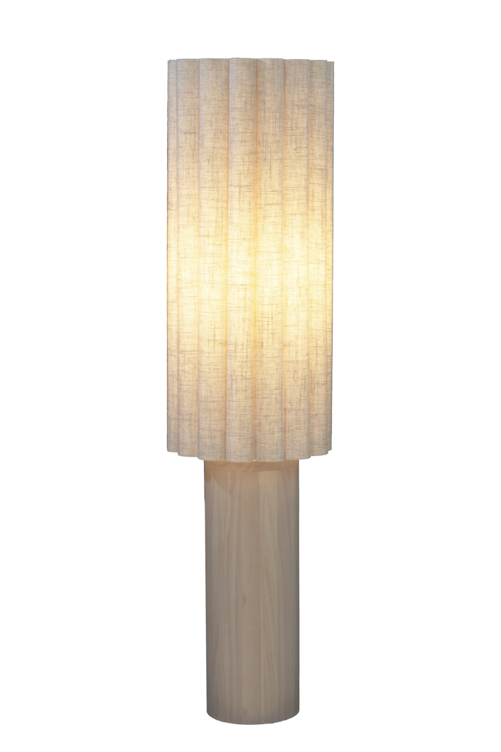 Skandi gulvlampe - Natur/Beige