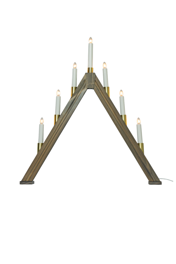 Halland adventsstake 7-lys  - Sammenleggbar