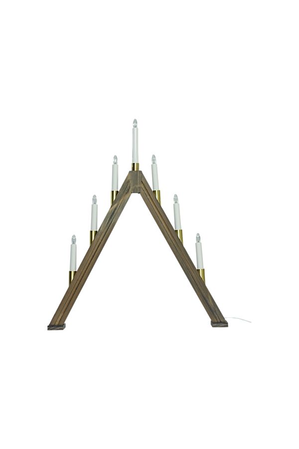 Halland adventsstake 7-lys  - Sammenleggbar