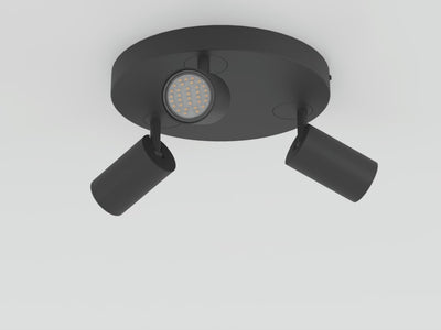 Telimbela smart connect.z rund taklampe med 3 spotter 2700-6500K RGB