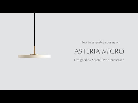 Asteria Micro pendel - antrasittgrå