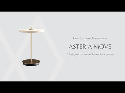 Asteria Move bordlampe rubinrød