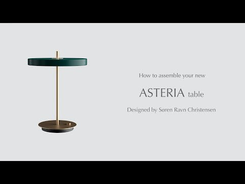 Asteria bordlampe - Svart