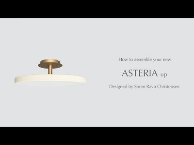 Asteria Up taklampe large - antrasitt grå