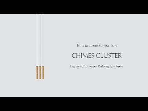 Chimes Cluster 3, mørk eik