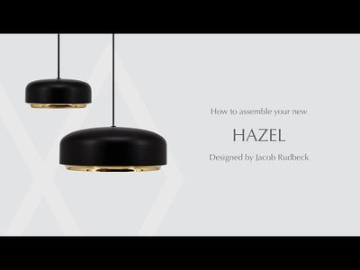 Hazel medium takpendel - Hvit