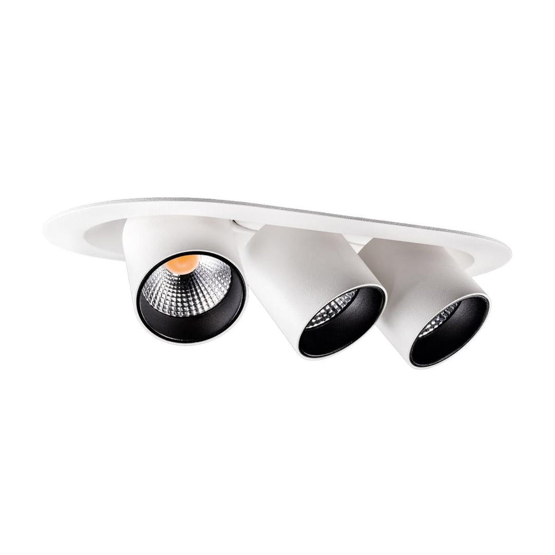 Junistar tube round triple takspot 15W 3000 Kelvin - Dimbar