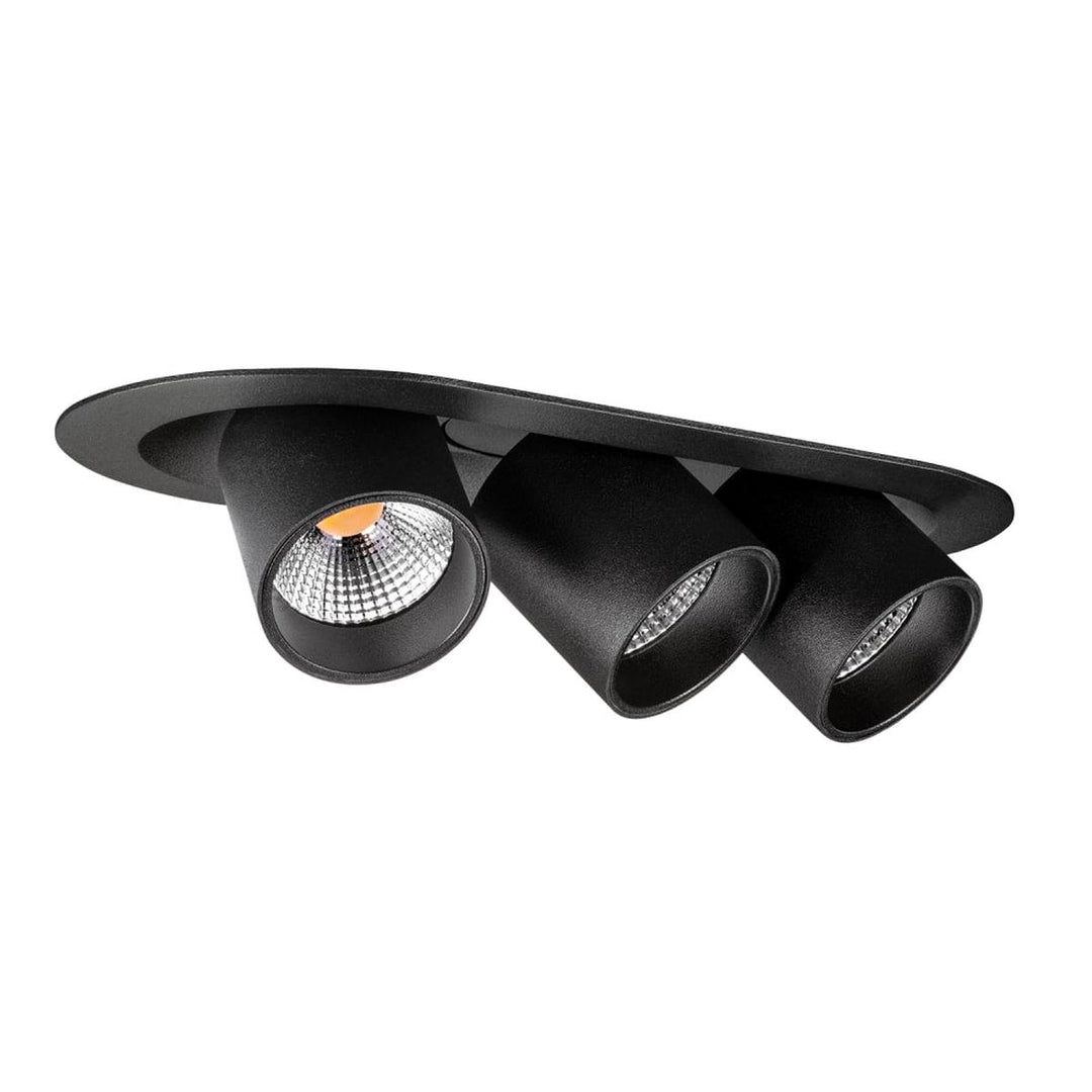 Junistar tube round triple takspot 15W 3000 Kelvin - Dimbar