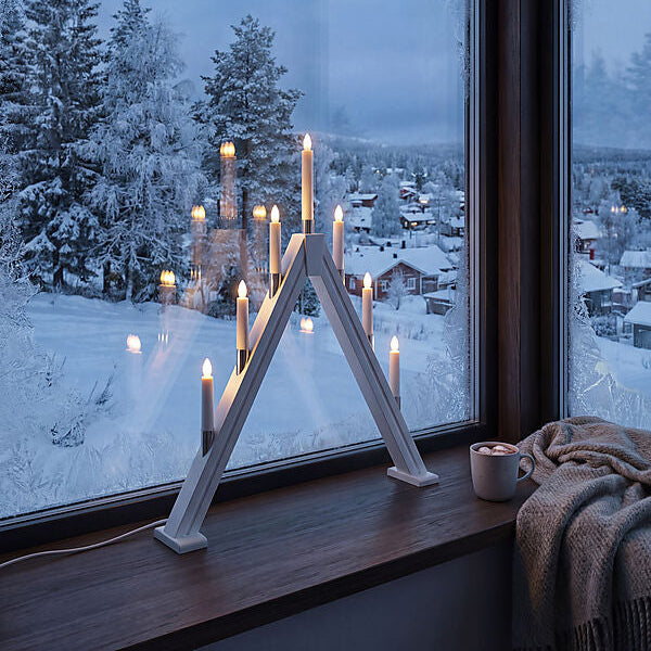 Halland adventsstake 7-lys  - Sammenleggbar