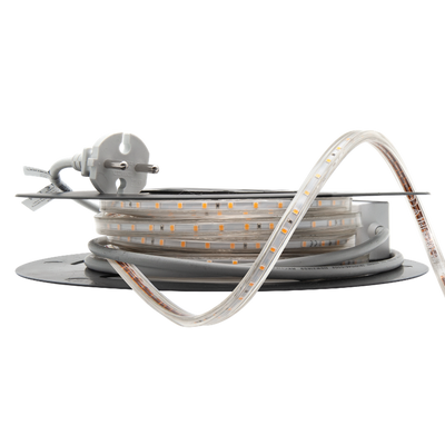 230V LED-Strip 9,2W 3000K IP65 Dimbar m/stikkontakt - 20 meter-Lightstrip-Norlux-2310-20-Lightup.no