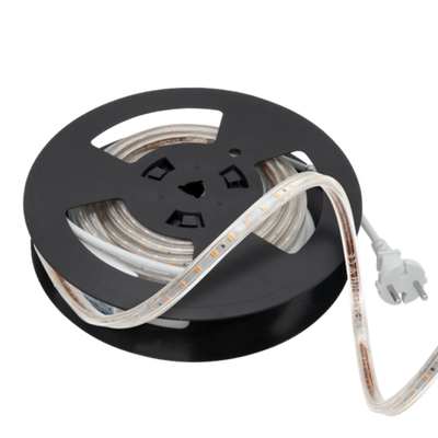 230V LED-Strip 9,2W 3000K IP65 Dimbar m/stikkontakt - 50 meter-Lightstrip-Norlux-2310-50-Lightup.no