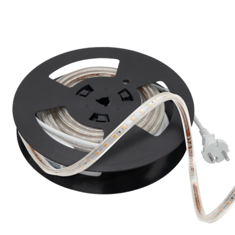 230V LED-Strip 9,2W 3000K IP65 Dimbar m/stikkontakt - 50 meter-Lightstrip-Norlux-2310-50-Lightup.no