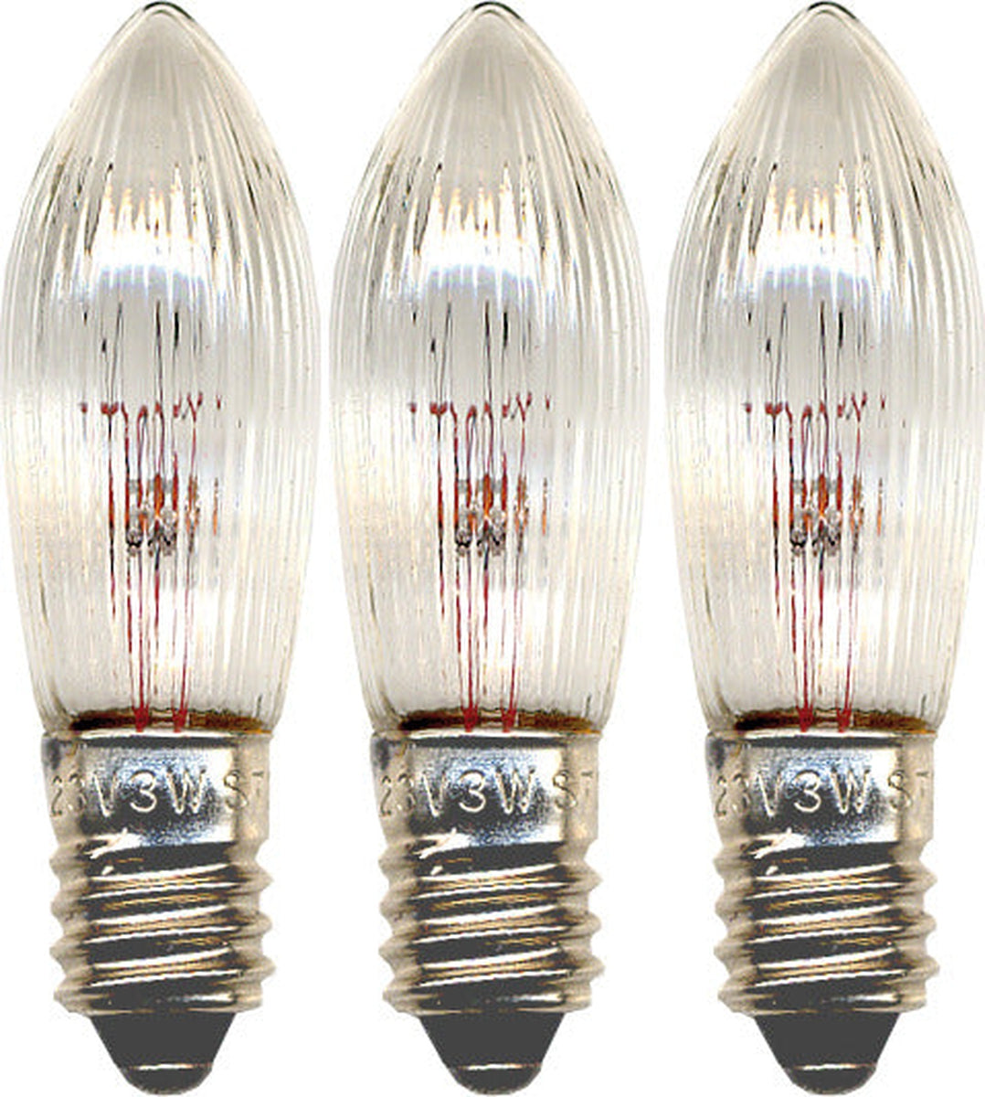 3W E10,23V LED (3 pk)-Julebelysning reservepærer-Star Trading-307-55-Lightup.no