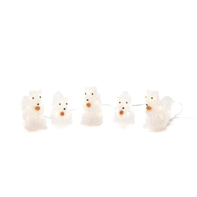 5 Ekorn med varmhvit LED IP44-Julebelysning dekor og pynt ute-Konstsmide-6287-103-Lightup.no