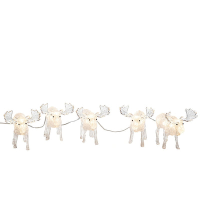 5 elger med varmhvit LED IP44-Julebelysning dekor og pynt ute-Konstsmide-6241-103-Lightup.no