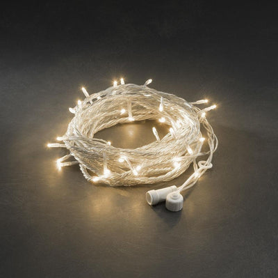 5 meters slynge med 50 stk amber LED, transparent softkabel - 31V system-Lysslynge-system 31V-Konstsmide-4850-803-Lightup.no