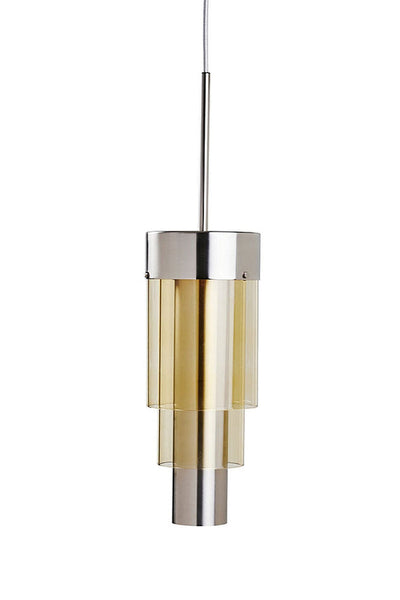 A-spire takpendel 14 cm 16W 3000K dimbar - Golden Smoke/Børstet sølvfarge-Takpendler-EBB & FLOW-LA102012-Lightup.no