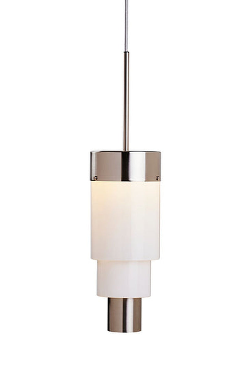 A-spire takpendel 14 cm 16W 3000K dimbar - Opal hvit/Børstet sølvfarge-Takpendler-EBB & FLOW-LA102010-Lightup.no