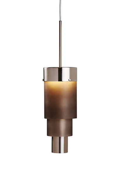A-spire takpendel 14 cm 16W 3000K dimbar - Sand røykgrå/Børstet sølvfarge-Takpendler-EBB & FLOW-LA102014-Lightup.no