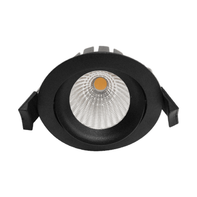 Acrux Adjustable lavtbyggende downlight 10W 2700K Dimbar IP54 - Svart-Downlight lavtbyggende-Norlux-2102-36-2-Lightup.no