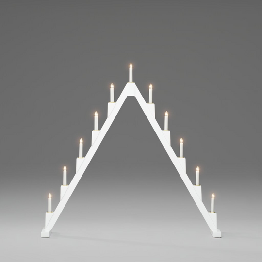 Adventsstake 11 armer - Hvit-Julebelysning adventsstake-Konstsmide-Hvit-3592-210-Lightup.no