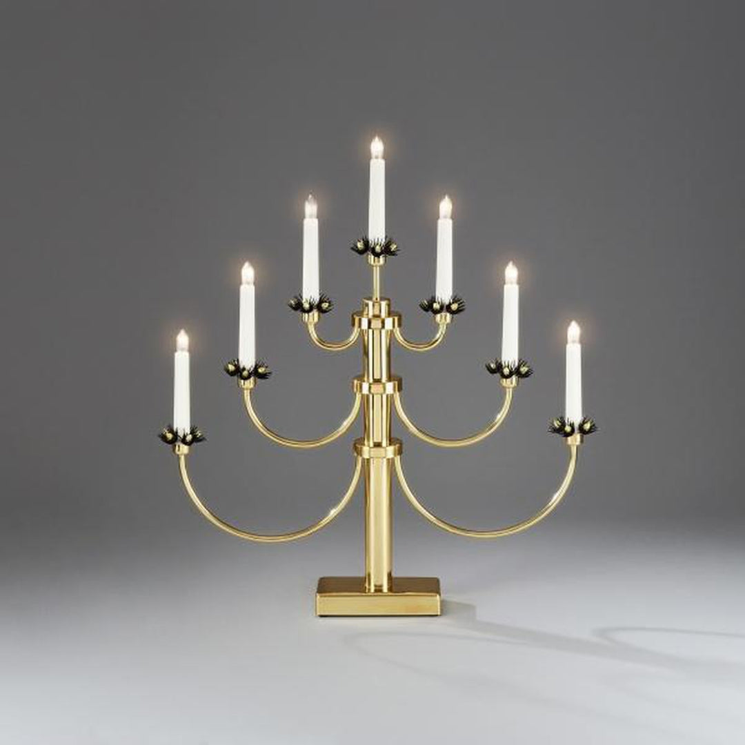 Adventsstake 2050 - Messing-Julebelysning adventsstake-Konstsmide-Messing-2050-810TR-Lightup.no