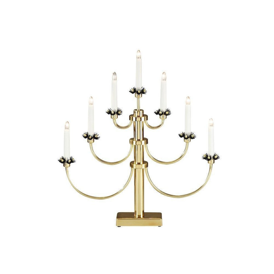 Adventsstake 2050 - Messing-Julebelysning adventsstake-Konstsmide-Messing-2050-810TR-Lightup.no