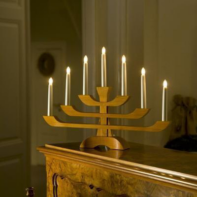Adventsstake 2531 - Eik-Julebelysning adventsstake-Konstsmide-2531-001-Lightup.no