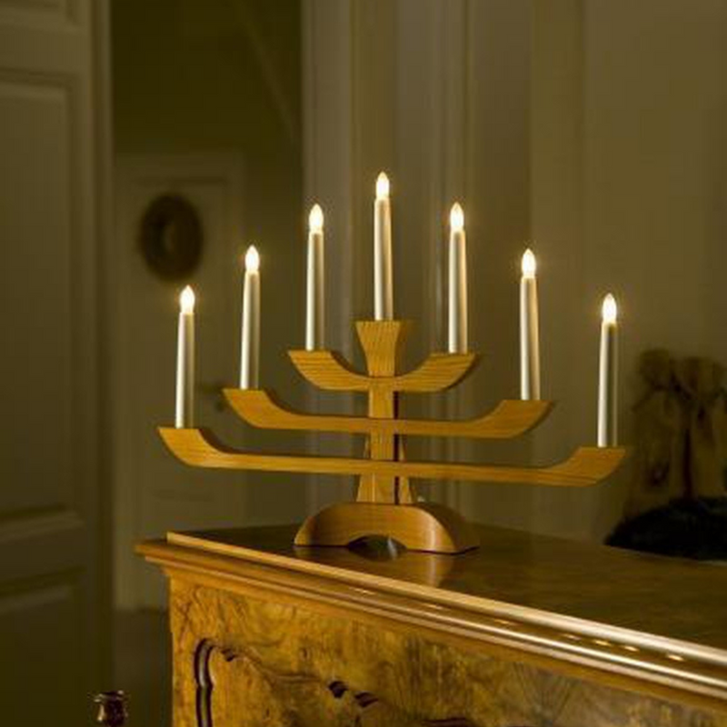 Adventsstake 2531 - Eik-Julebelysning adventsstake-Konstsmide-2531-001-Lightup.no