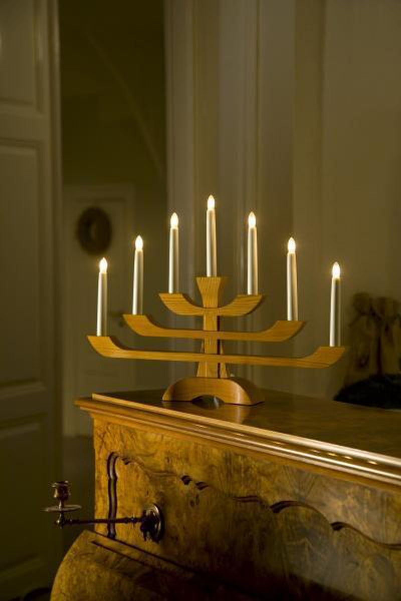 Adventsstake 2531 - Eik-Julebelysning adventsstake-Konstsmide-2531-001-Lightup.no