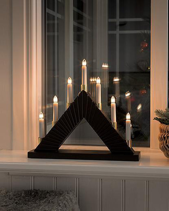 Adventsstake 3575 - Sort (utgått)-Utgått-Konstsmide-3575-710-Lightup.no