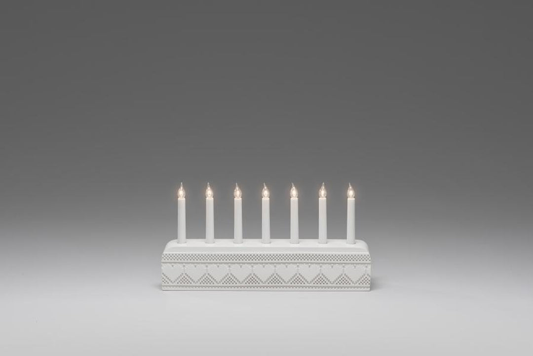Adventsstake 3581 Hvit (utgått)-Utgått-Konstsmide-3581-210-Lightup.no