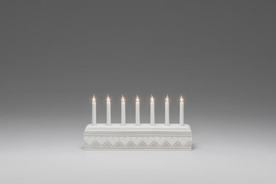 Adventsstake 3581 Hvit (utgått)-Utgått-Konstsmide-3581-210-Lightup.no