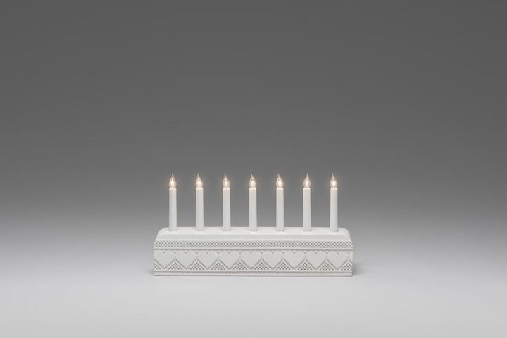 Adventsstake 3581 Hvit (utgått)-Utgått-Konstsmide-3581-210-Lightup.no