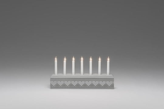 Adventsstake 3581 grå (utgått)-Utgått-Konstsmide-3581-310-Lightup.no