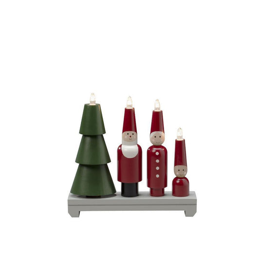 Adventsstake Nisse-Julebelysning adventsstake-Konstsmide-Rød / Grønn-3970-550-Lightup.no