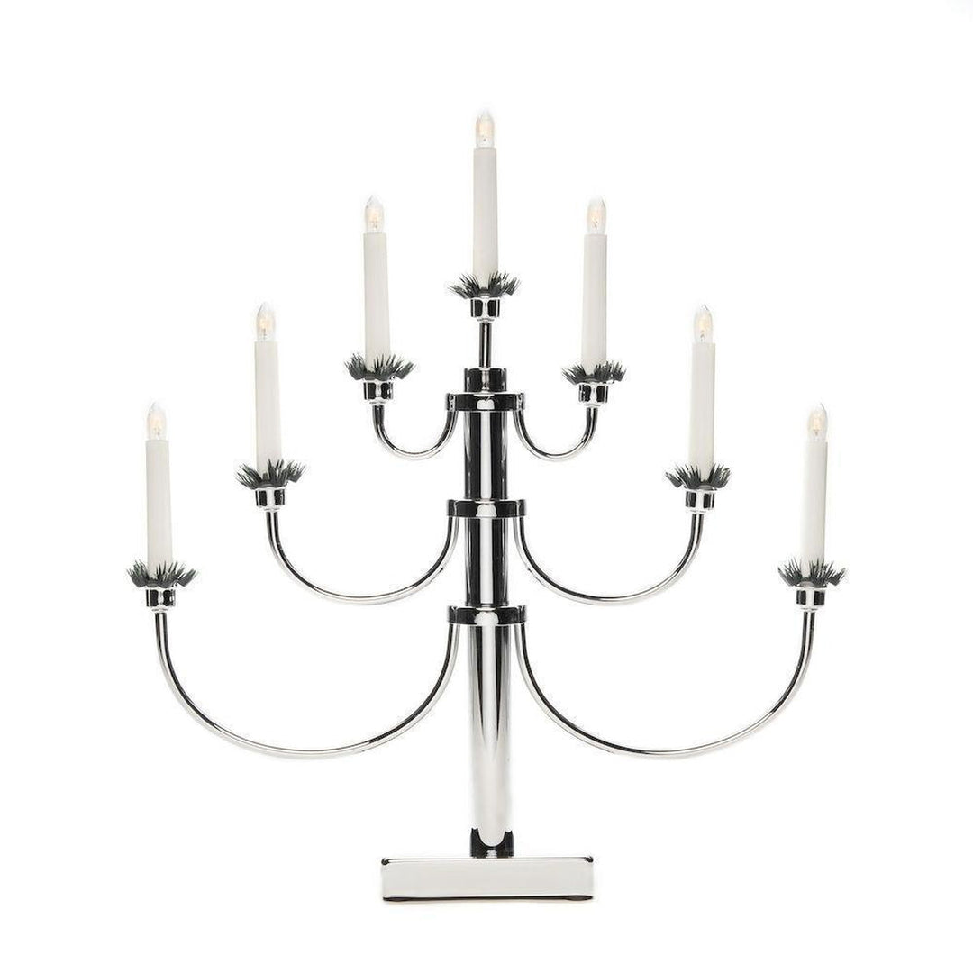 Adventsstake - krom-Julebelysning adventsstake-Konstsmide-Krom-2050-900TR-Lightup.no