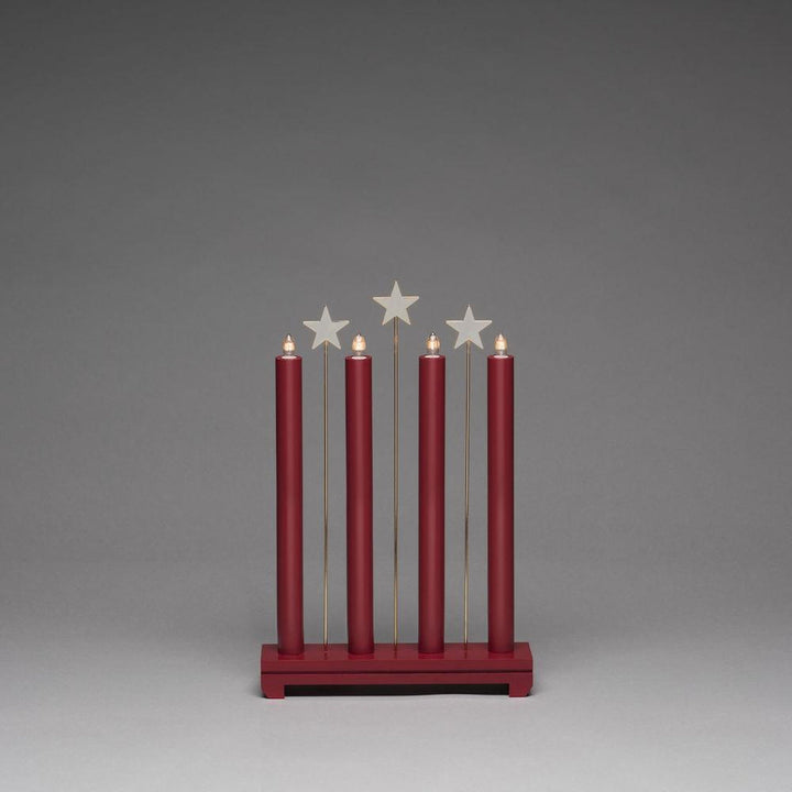 Adventsstake med stjerner-Julebelysning adventsstake-Konstsmide-3974-510-Lightup.no