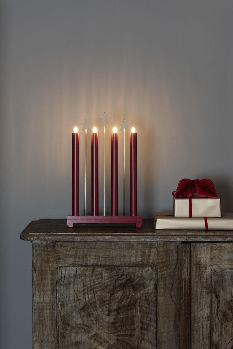 Adventsstake med stjerner-Julebelysning adventsstake-Konstsmide-3974-510-Lightup.no